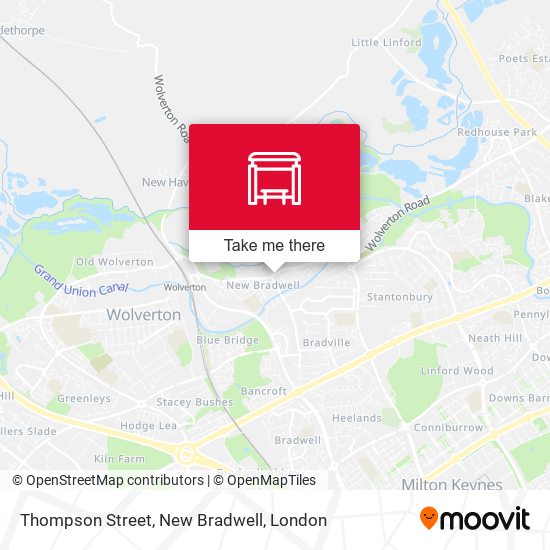 Thompson Street, New Bradwell map