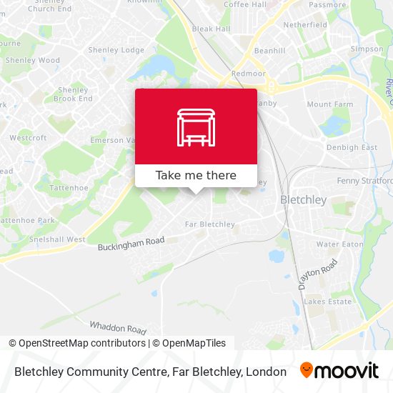 Bletchley Community Centre, Far Bletchley map