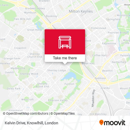 Kelvin Drive, Knowlhill map