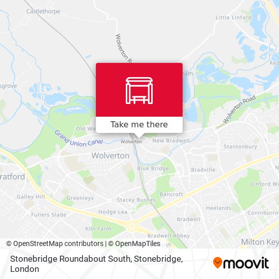 Stonebridge Roundabout South, Stonebridge map