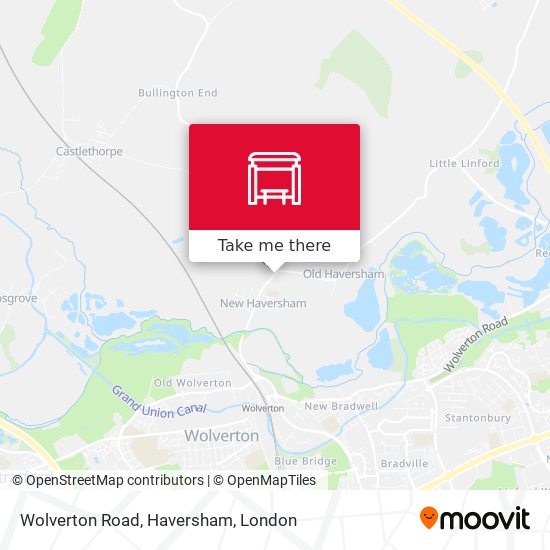 Wolverton Road, Haversham map