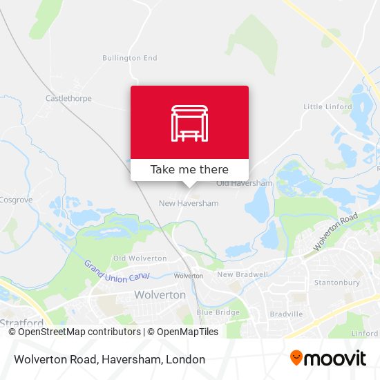 Wolverton Road, Haversham map