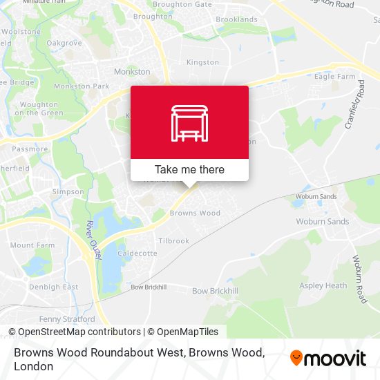 Browns Wood Roundabout West, Browns Wood map