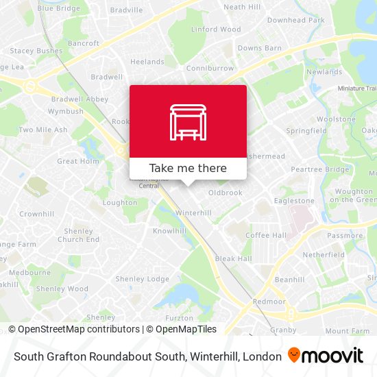 South Grafton Roundabout South, Winterhill map