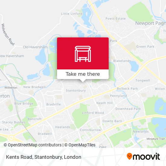 Kents Road, Stantonbury map