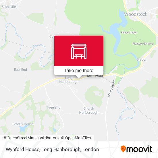 Wynford House, Long Hanborough map