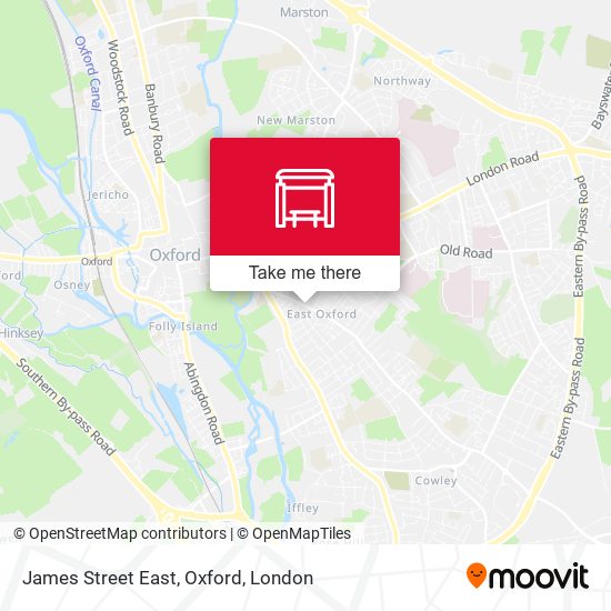 James Street East, Oxford map