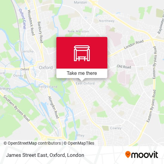 James Street East, Oxford map