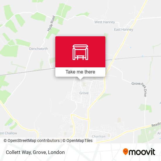 Collett Way, Grove map