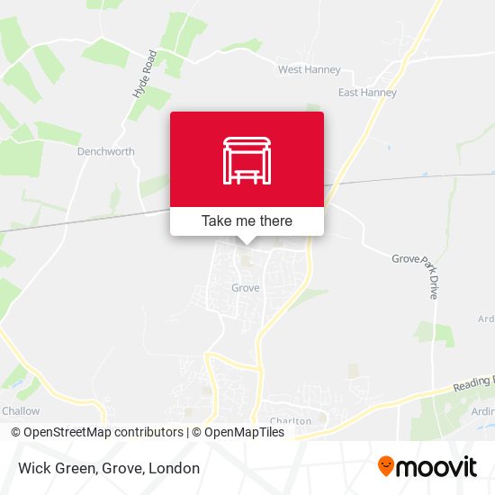 Wick Green, Grove map
