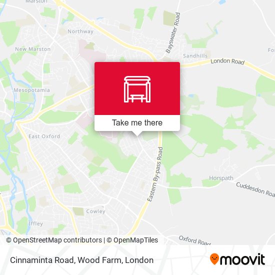 Cinnaminta Road, Wood Farm map