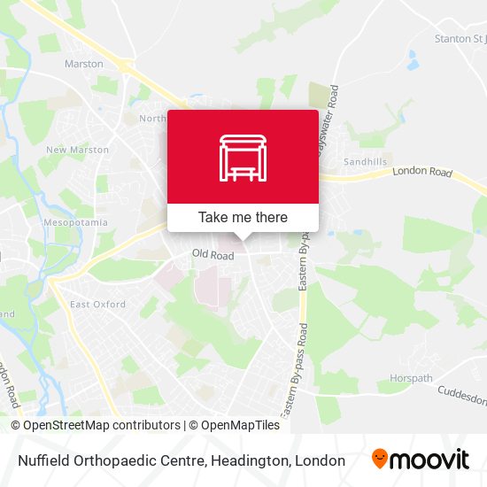 Nuffield Orthopaedic Centre, Headington map
