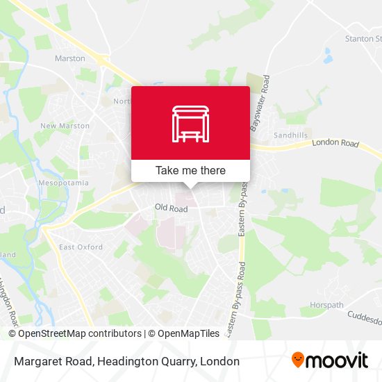 Margaret Road, Headington Quarry map