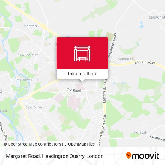 Margaret Road, Headington Quarry map