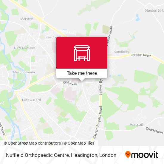 Nuffield Orthopaedic Centre, Headington map