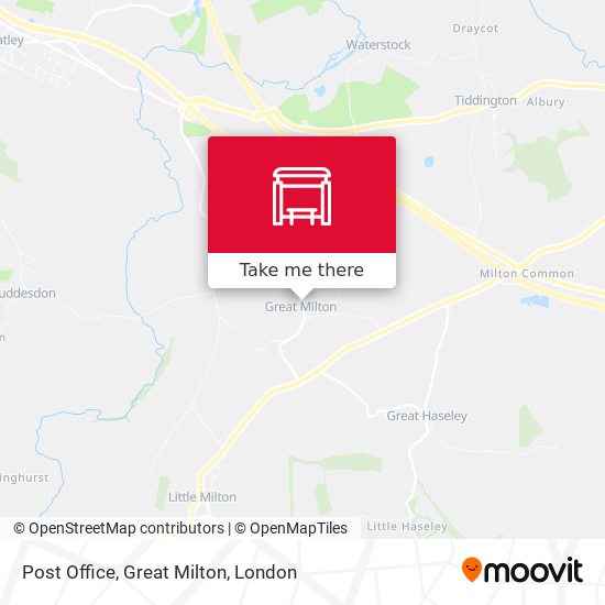 Post Office, Great Milton map