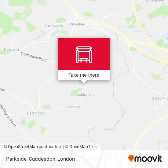 Parkside, Cuddesdon map