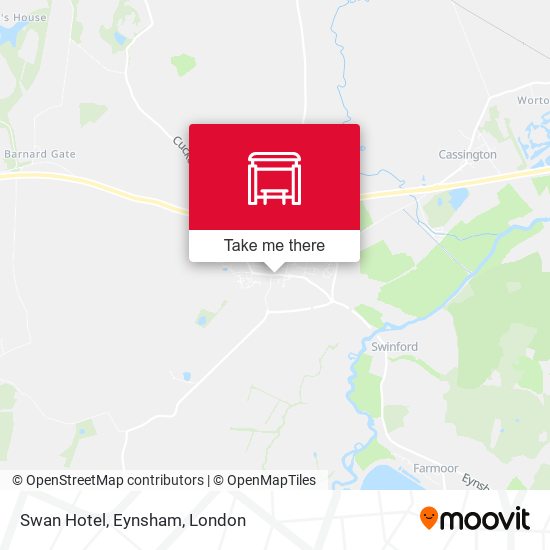 Swan Hotel, Eynsham map