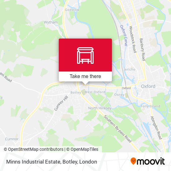 Minns Industrial Estate, Botley map
