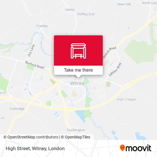 High Street, Witney map