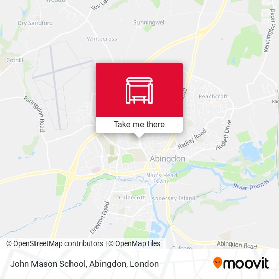 John Mason School, Abingdon map