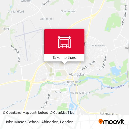 John Mason School, Abingdon map
