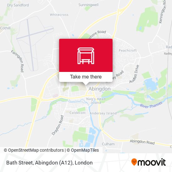 Bath Street, Abingdon (A12) map
