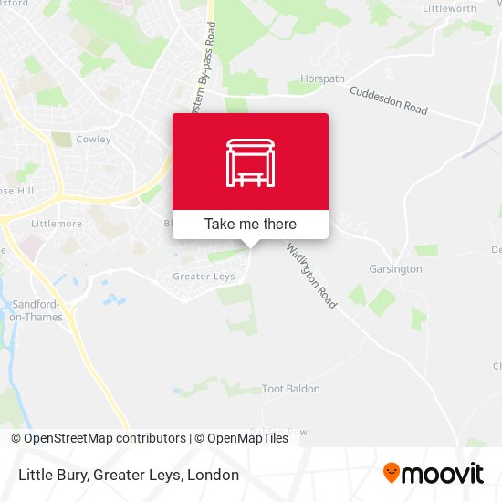Little Bury, Greater Leys map