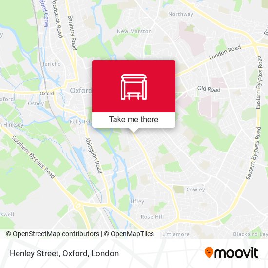 Henley Street, Oxford map
