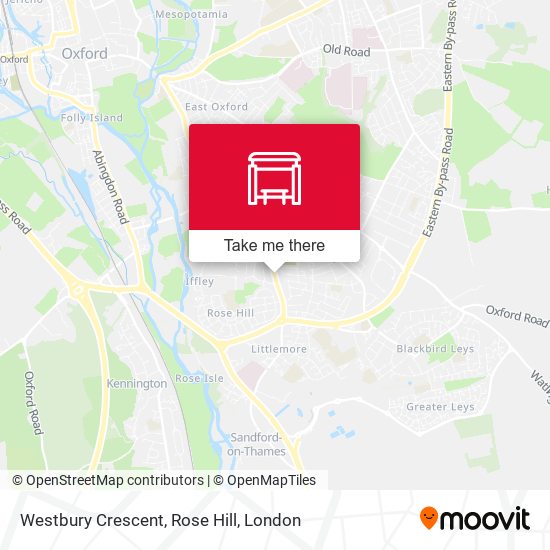 Westbury Crescent, Rose Hill map