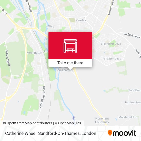 Catherine Wheel, Sandford-On-Thames map