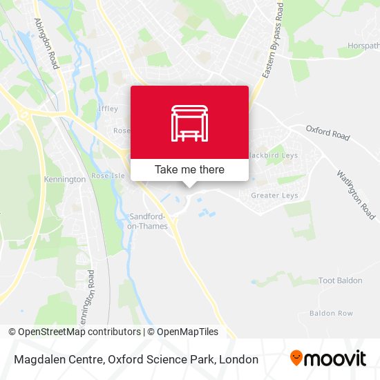 Magdalen Centre, Oxford Science Park map