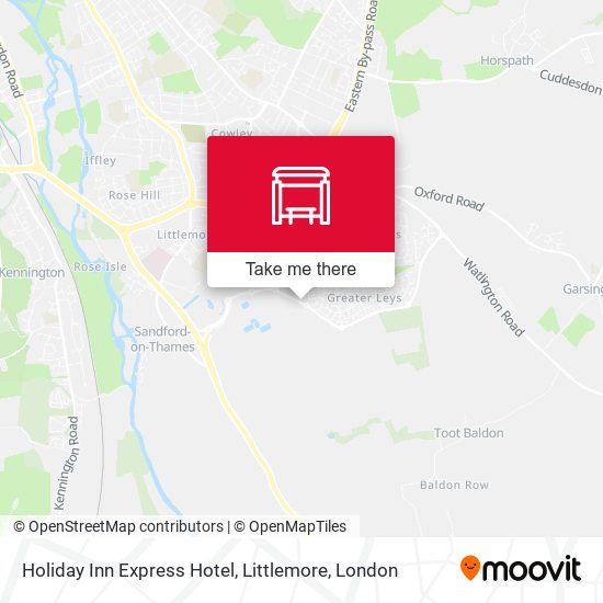 Holiday Inn Express Hotel, Littlemore map