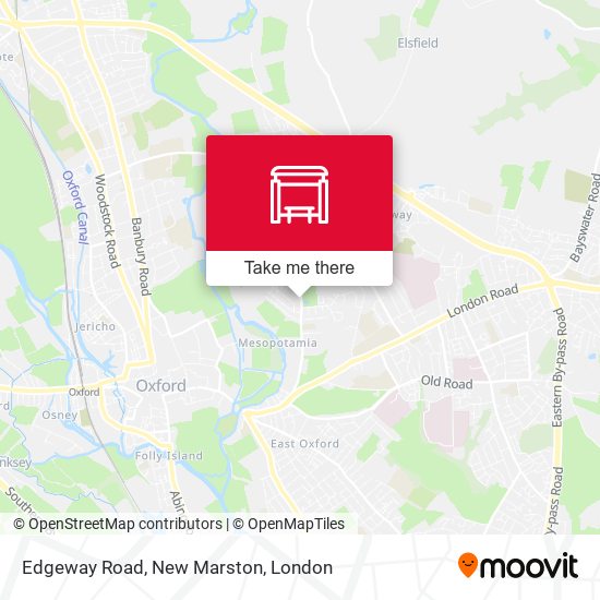 Edgeway Road, New Marston map
