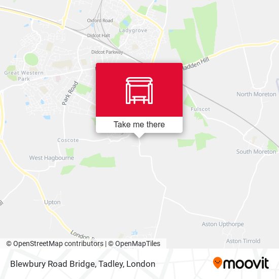 Blewbury Road Bridge, Tadley map