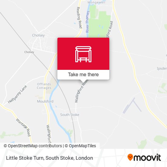 Little Stoke Turn, South Stoke map