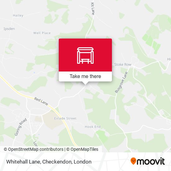 Whitehall Lane, Checkendon map