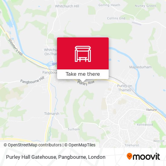 Purley Hall Gatehouse, Pangbourne map