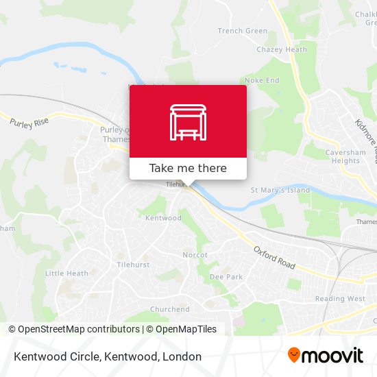 Kentwood Circle, Kentwood map