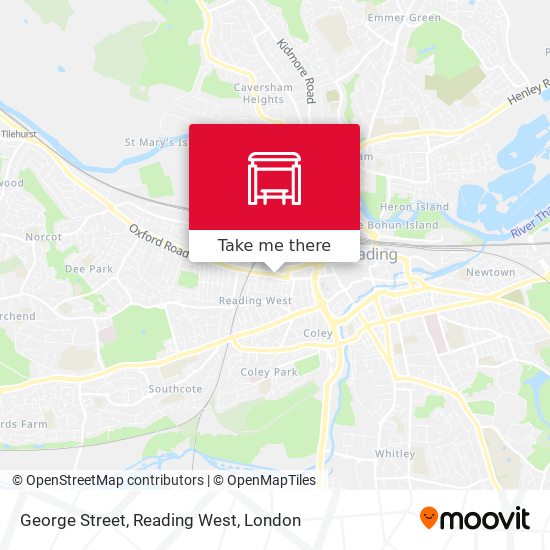 George Street, Reading West map