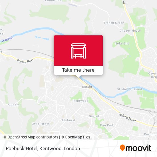 Roebuck Hotel, Kentwood map