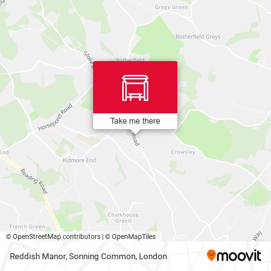 Reddish Manor, Sonning Common map