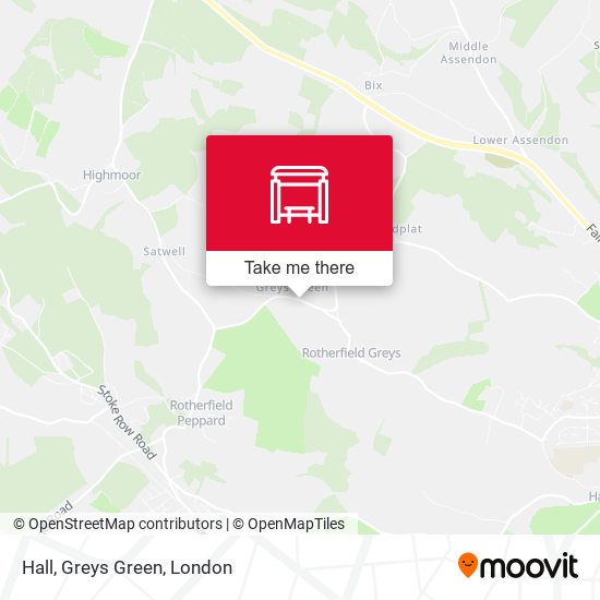 Hall, Greys Green map