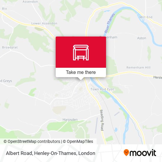Albert Road, Henley-On-Thames map
