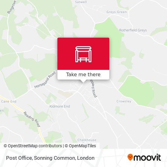 Post Office, Sonning Common map