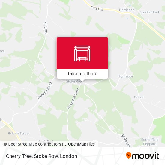 Cherry Tree, Stoke Row map