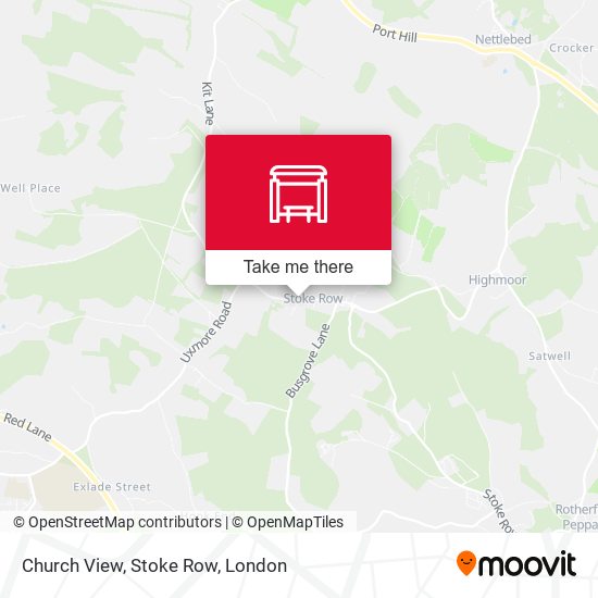 Church View, Stoke Row map