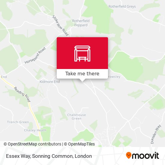 Essex Way, Sonning Common map