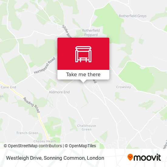 Westleigh Drive, Sonning Common map