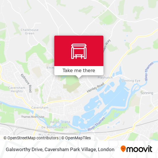 Galsworthy Drive, Caversham Park Village map